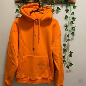 Orange hoodie Oversized